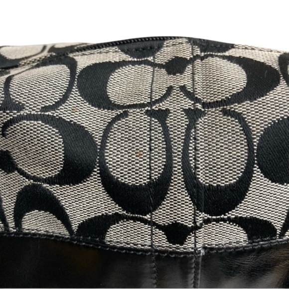 Coach 41642 RARE Y2K legacy collation black signature mini bag - Picture 13 of 13